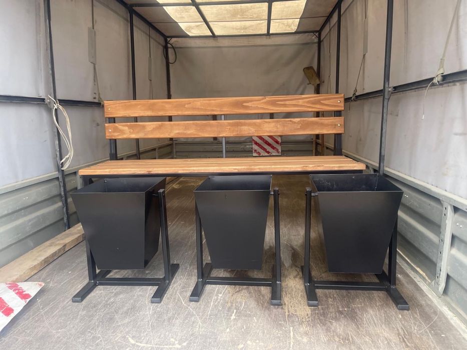 Лавочки урны.