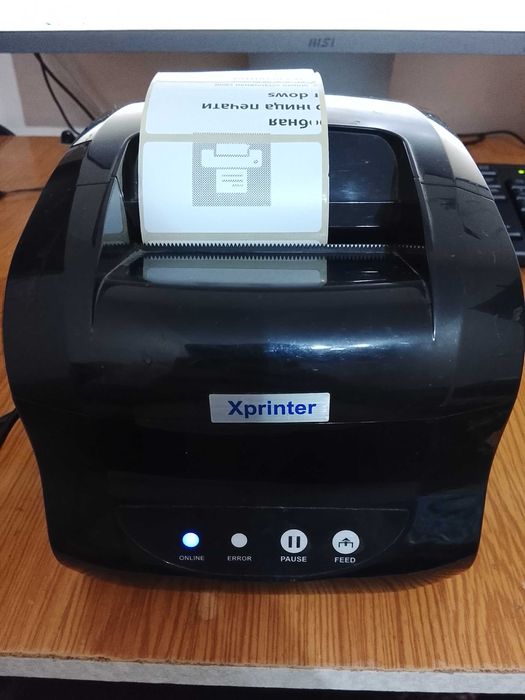 Термопринтер Xprinter XP-E200L Xprinter XP-365B сканер Honeywell HF680