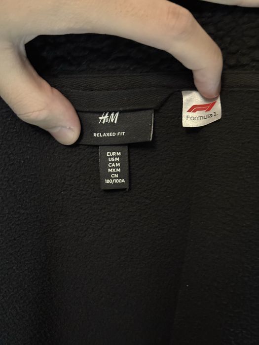 Кофта H&M x FORMULA 1 теплая