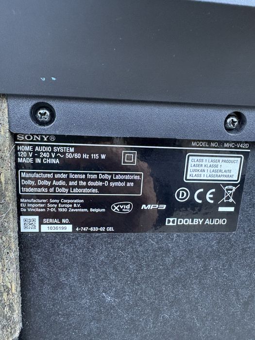 Boxa activa Sony MHC-V42D stare perfecta atat estetica cat si functionala