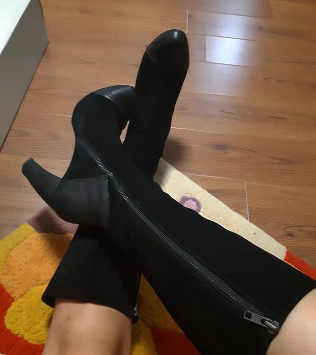 Сапоги Италия кожа