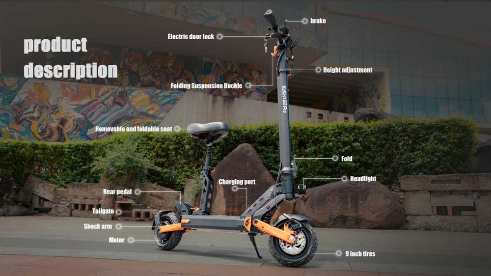 MAGAZIN! Trotineta Kukirin G2 Pro, 600W, autonomie 60 km, Garantie, RATE