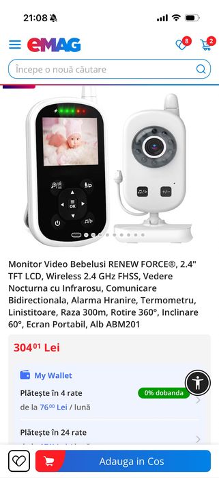 Baby monitor GHB
