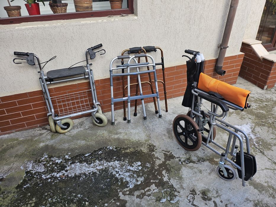 Cadru de mers, scaun cu rotile, rolator persoane cu handicap