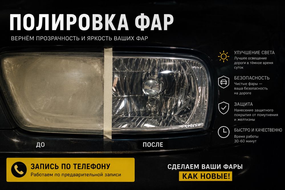 Полировка фар 3000