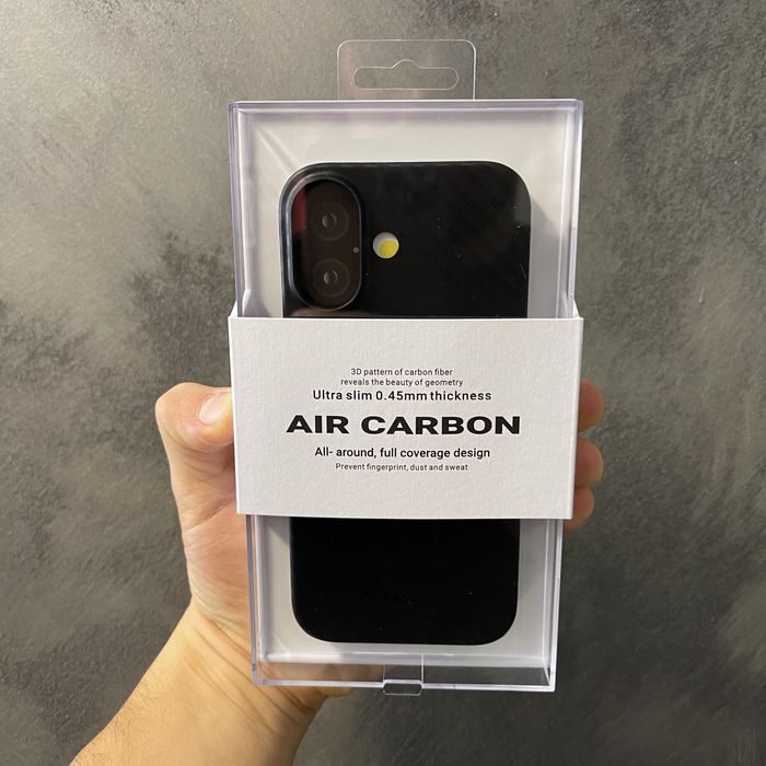 Тънък карбонов кейс Kzdoo за iPhone 17 Pro 17 Pro Max 17 17 Air