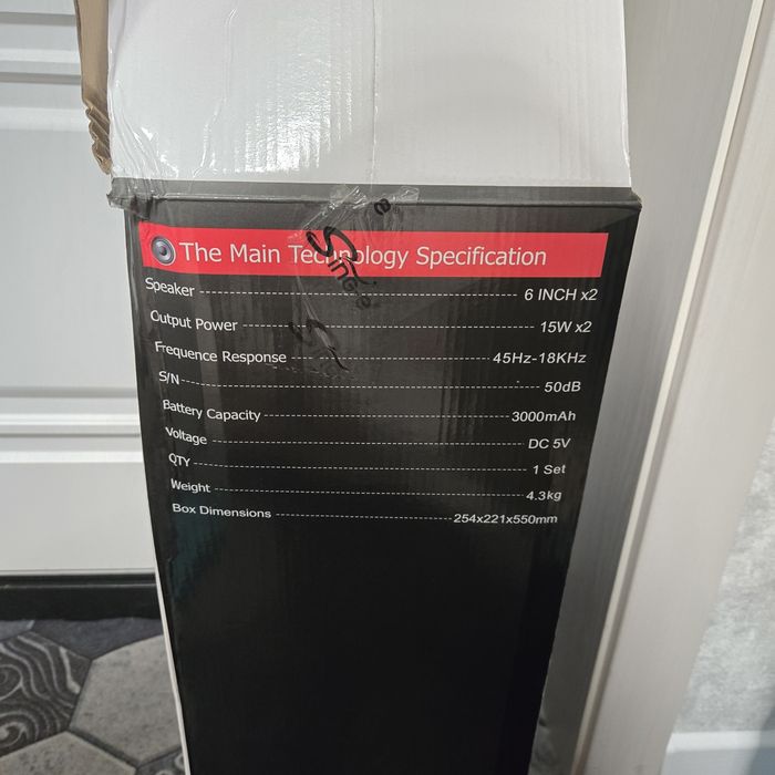 колонка Sing-e zqs 6226 с микрофоном