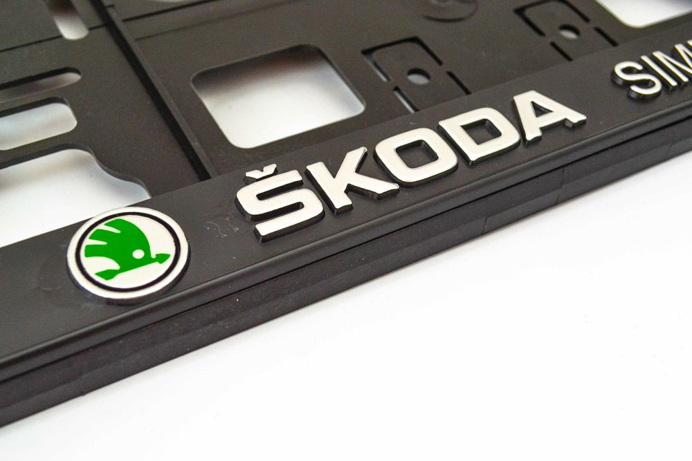 Рамки за регистрационен номер Skoda / Skoda VRS / Simply Cleaver