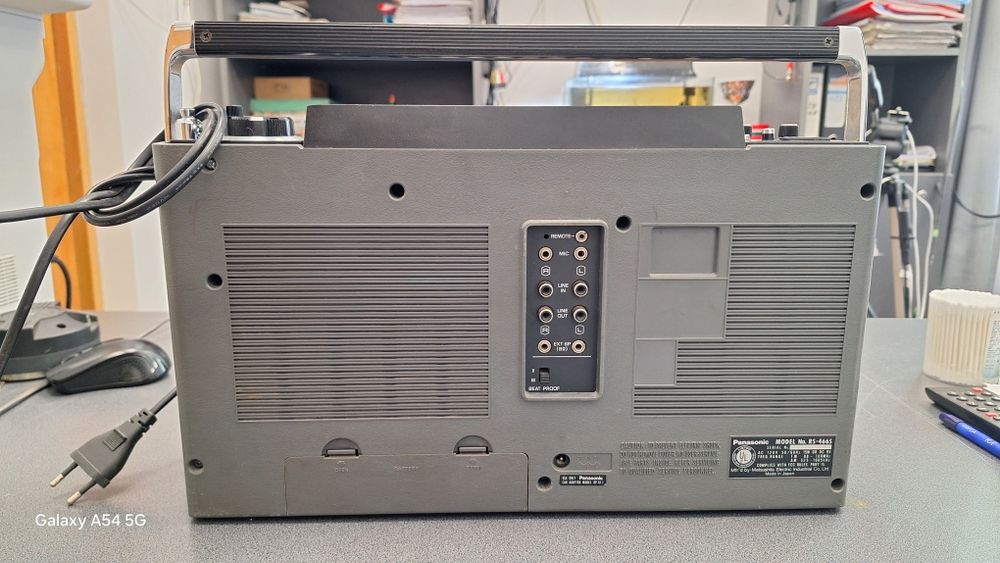 Radiocasetofon National Panasonic RS 466S an fabricație 1978
