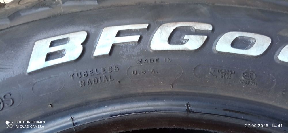 BF Goodrich KO 3  265/70/17 Dot 2/26 нови