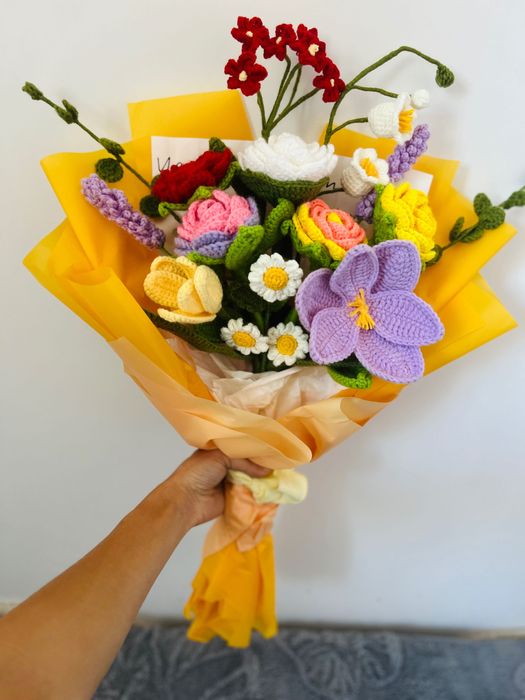 Buchet de flori handmade