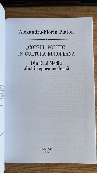 Corpul politic in cultura europeana