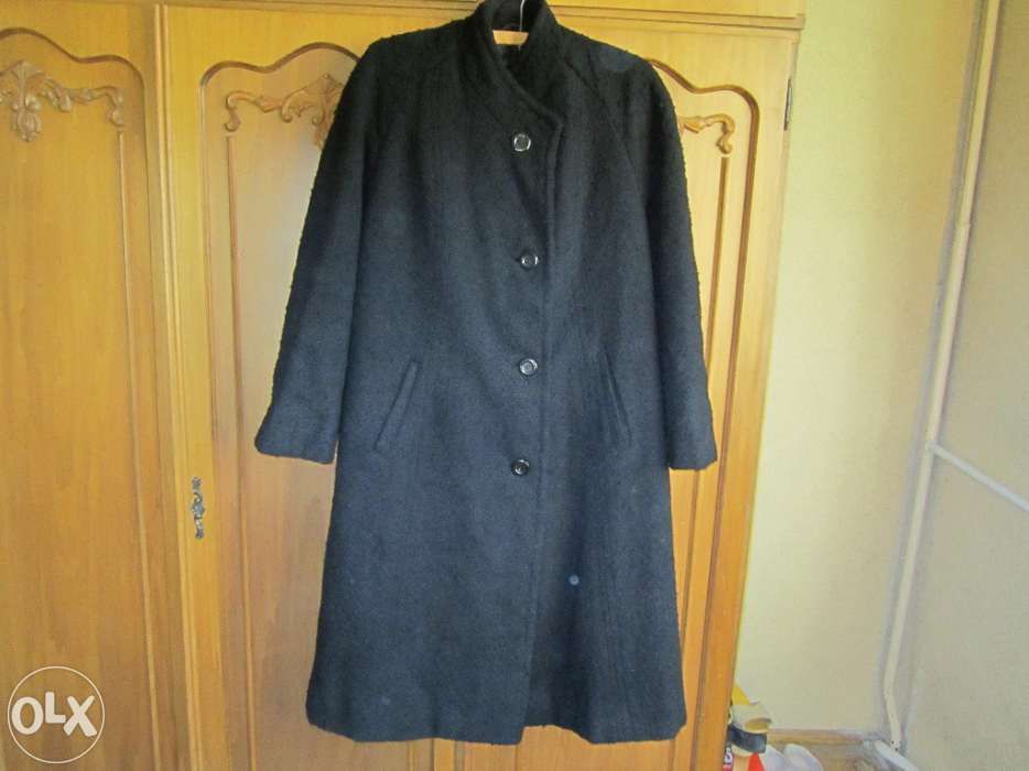 Palton negru lina 100% + bonus si Livrare gratuita*