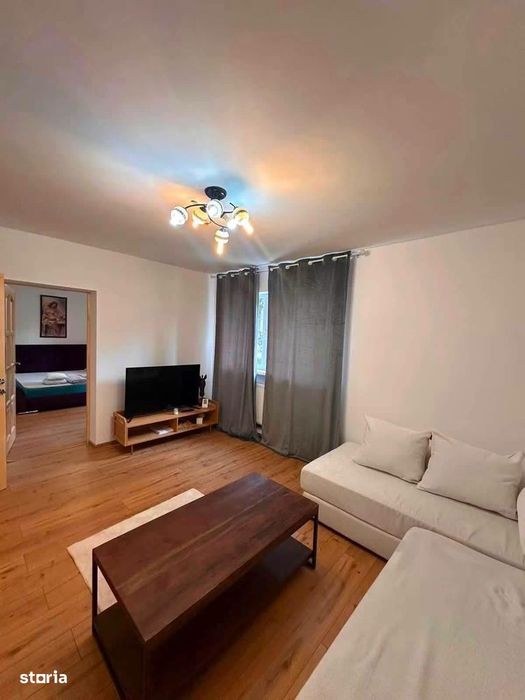 De inchiriat apartament cu 2 camere, renovat, mobilat si utilat 300e