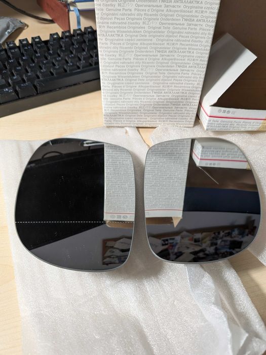 Set sticla oglinda incalzita originala VW / Seat