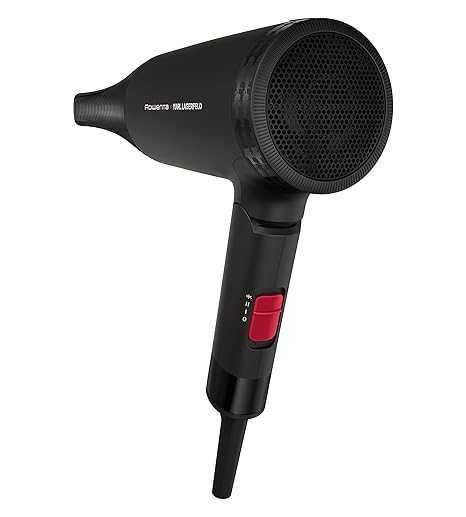 Сешоар Rowenta x Karl Lagerfeld Express Style CV184LF0, 1600 W, 2 степени на температура/скорост