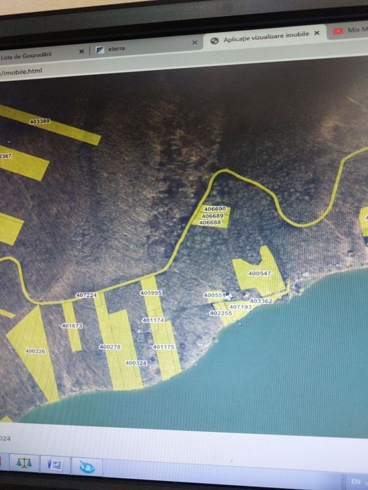 Surduc, teren cu padure pe malul lacului Surduc