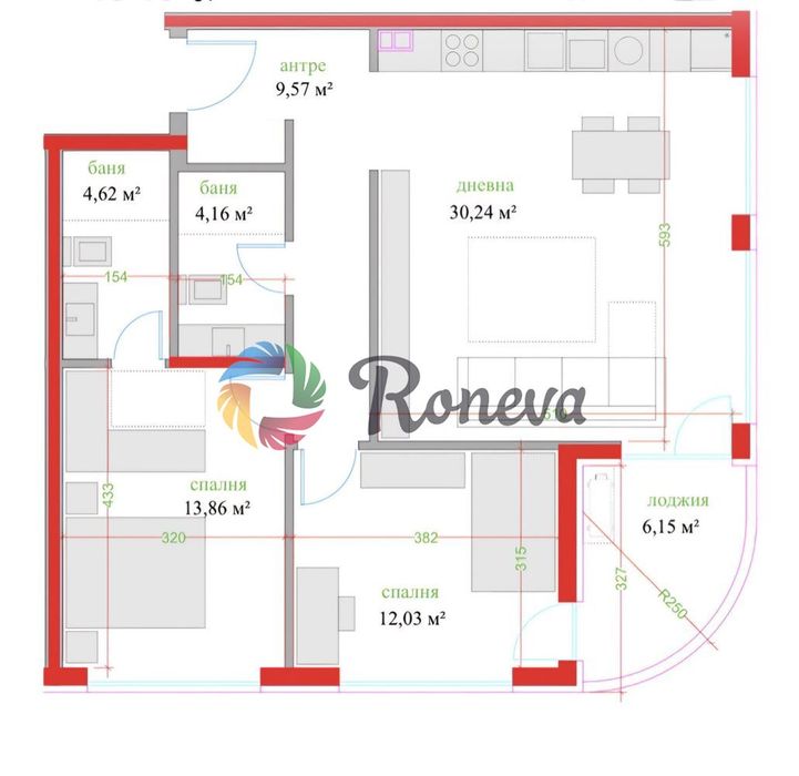 Тристаен с паркомясто в затворен комплекс - Сити Парк Юг!