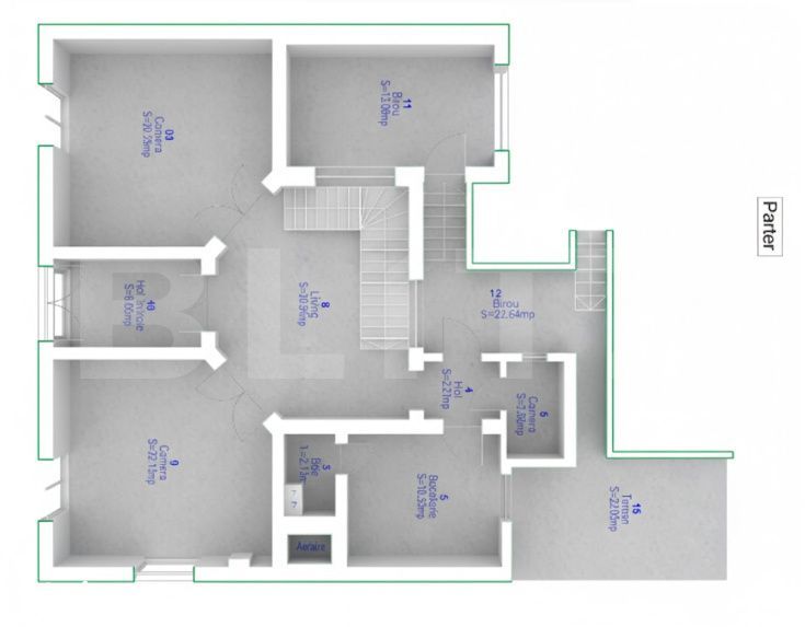 Vila de inchiriat, 185.56 mp, zona Central