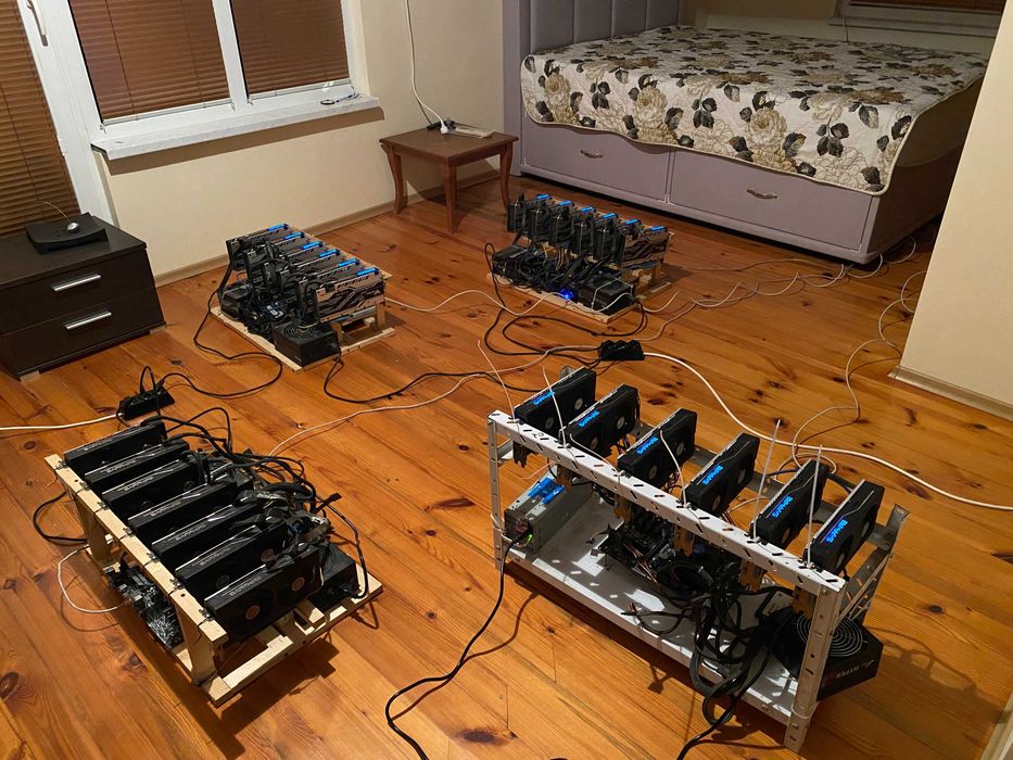 Изграждане и поддръжка на ai hosting / GPU mining ригове и ферми