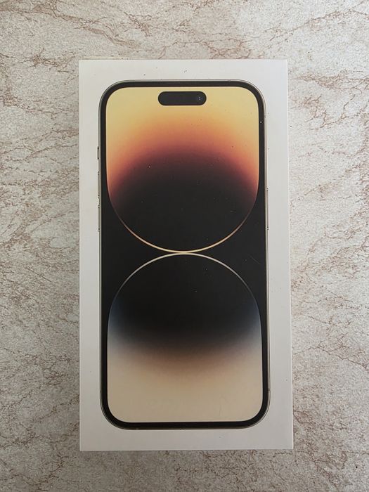 iPhone 14 Pro 256GB Gold – Отлично състояние + бонус слушалки