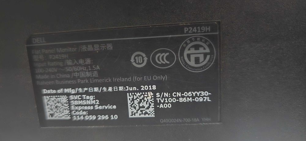 Монитор 24' Dell P2419H