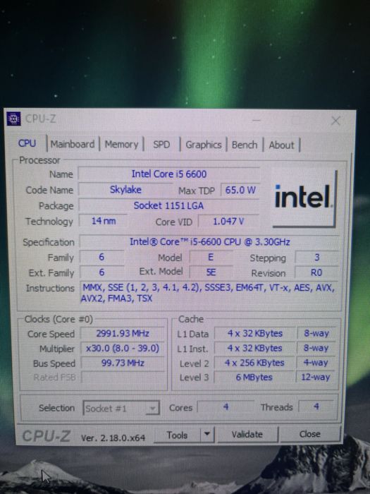 PC Desktop Dell Optiplex 3050, Intel I5 6600 ,3.30 GHz