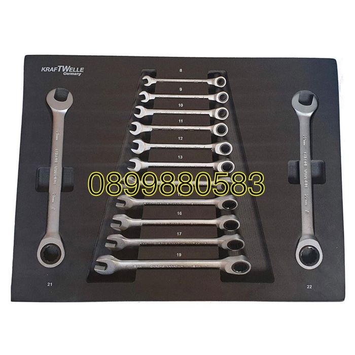 Шкаф-количка с инструменти с 7 рафта Kraftwelle