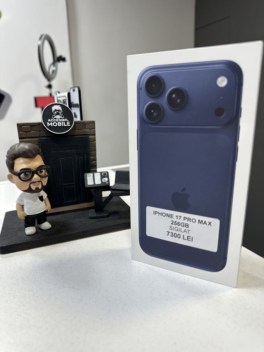  iPhone 17 PRO MAX 256GB SIGILAT Factura+Garantie MAGAZIN..!