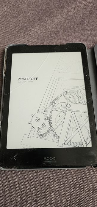 Onyx Boox E-ink Ebook Reader 7.8 inch husa cu tastatură cu fisură pe ecran