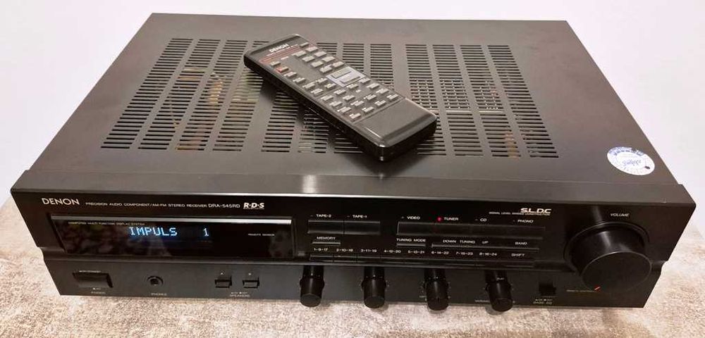 Vand DENON DRA 545RD + telecomanda, impecabil.