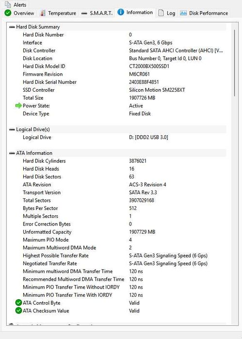 Ssd 2TB 2 terra Crucial BX500  by Micron  2000gb