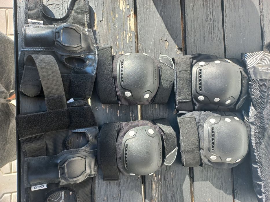 Waveboard Fish 500, 3 seturi protecții, cască