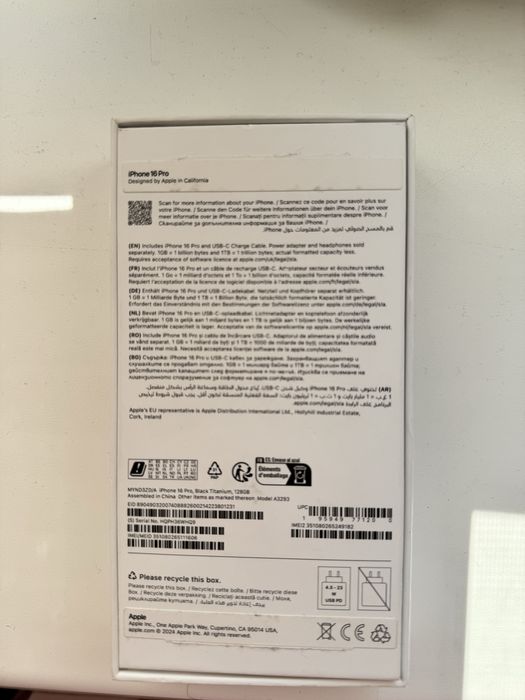 Vând urgent Iphone 16 pro, garanție valabilă