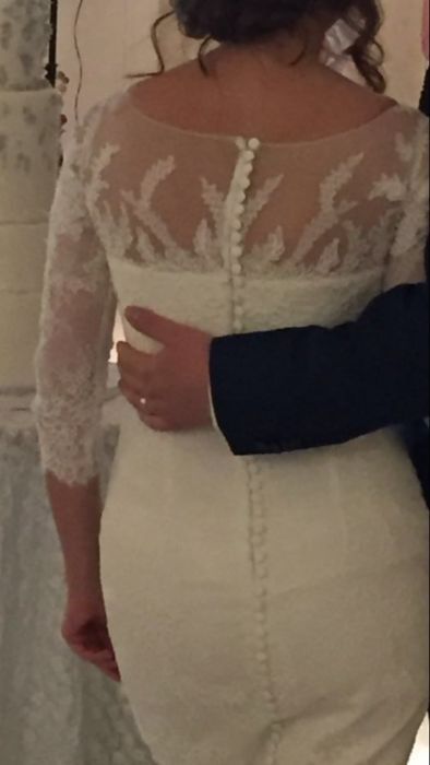 Rochie de mireasa lucrata manual