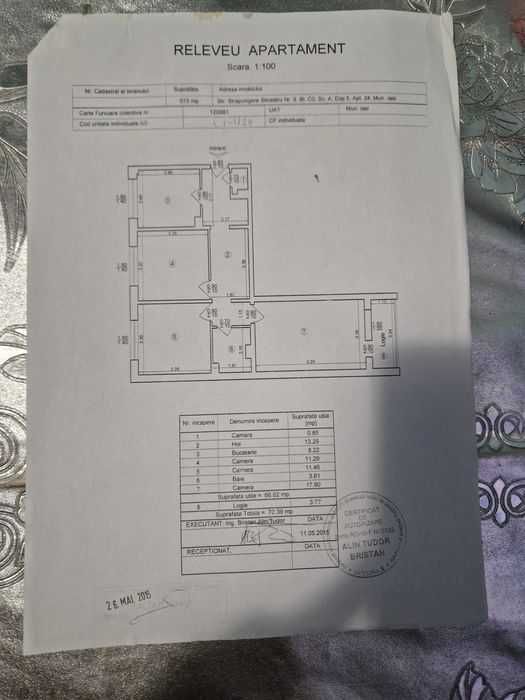 Apartament 3 camere Decomandat