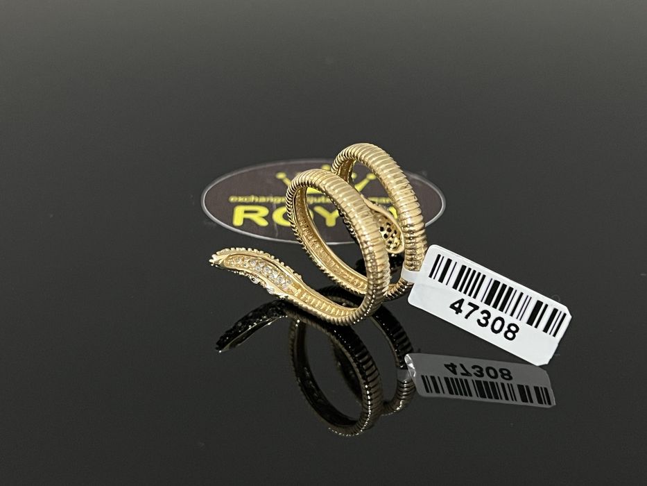 Bijuteria Royal CB : Inel șarpe aur 14k 585  8,64 gr