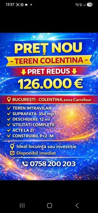 Colentina Carrefour TEREN