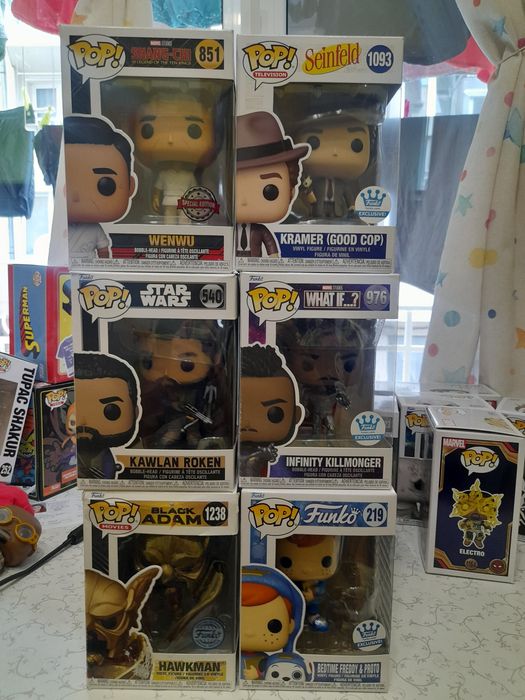 Funko pop Marvel, Dc, star wars колекционерски фигурки ирачки