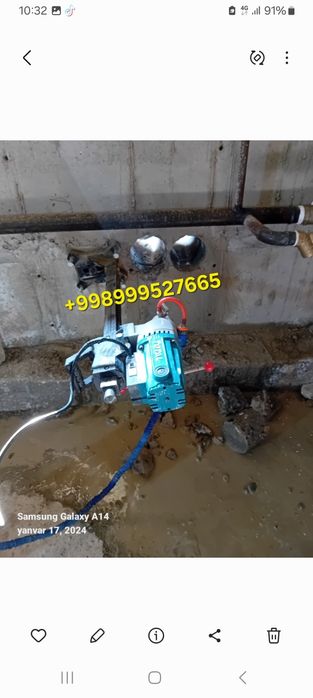 Битон тешиш хизмати Алмазний бур, фундамент битон кирпич тешамиз без в