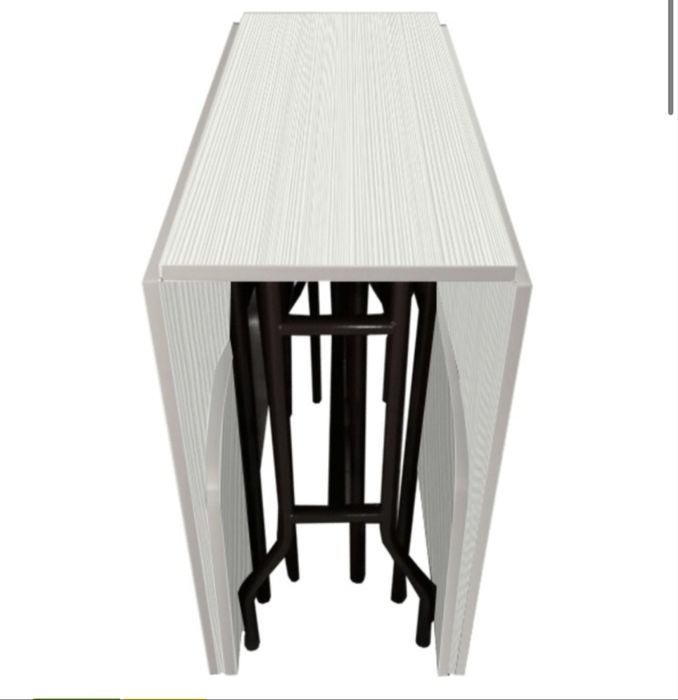 Продам стол-книжка Трансформер, ЛДСП, белый