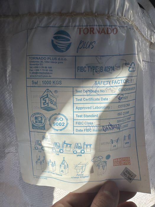 Saci big bag 1000-1250kg
