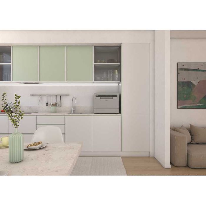 Компактна мини съдомиялна Candy CP 6E51LS | ГАРАНЦИЯ | КАТО НОВА