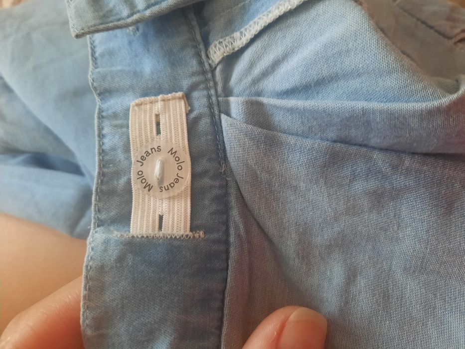 Pantaloni noi ,denim subțire MOLO  fete nr 164