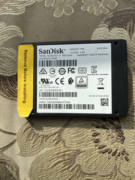 SSD SanDisk Ultra 4TB Nou