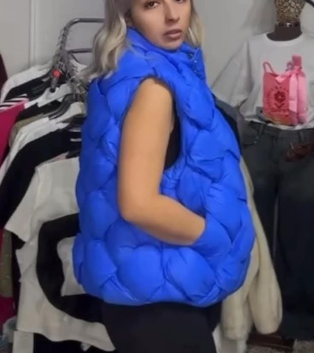 Vestă femei albastră