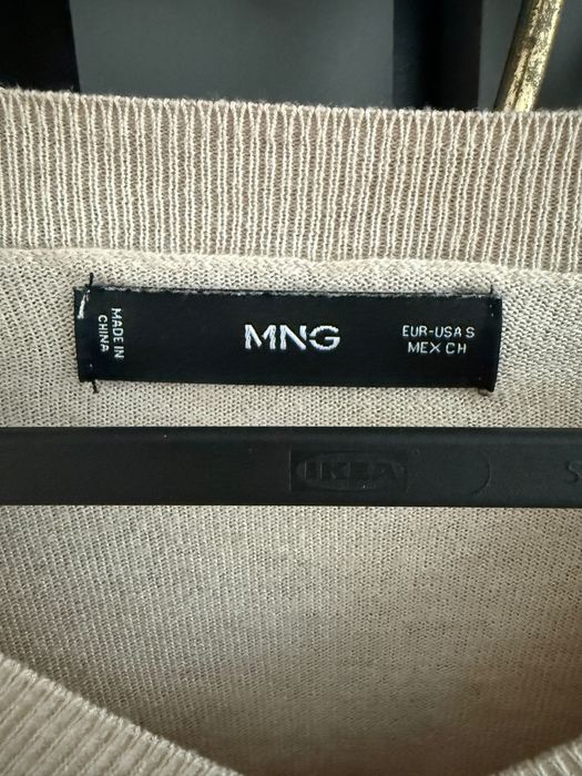 MANGO Pulover din tricot cu dungi