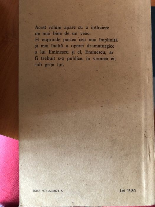Mihai Eminescu - Teatru