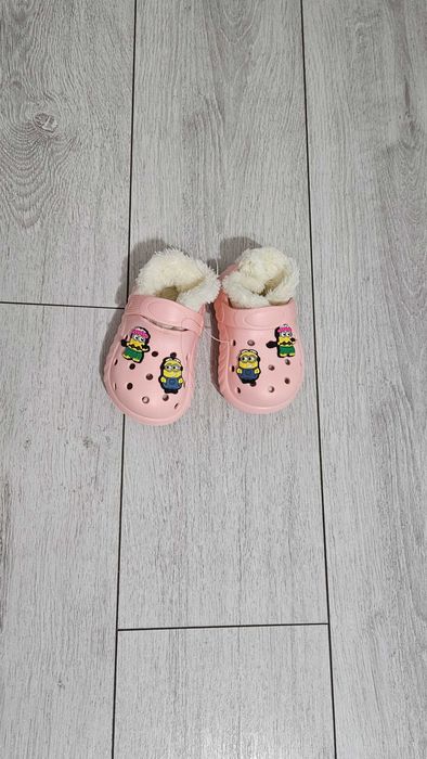 Papuci crocs roz, marime 22