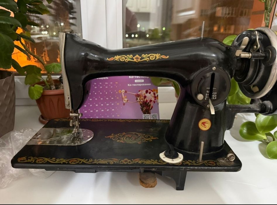 Швейная машинка в рабочем состоянии